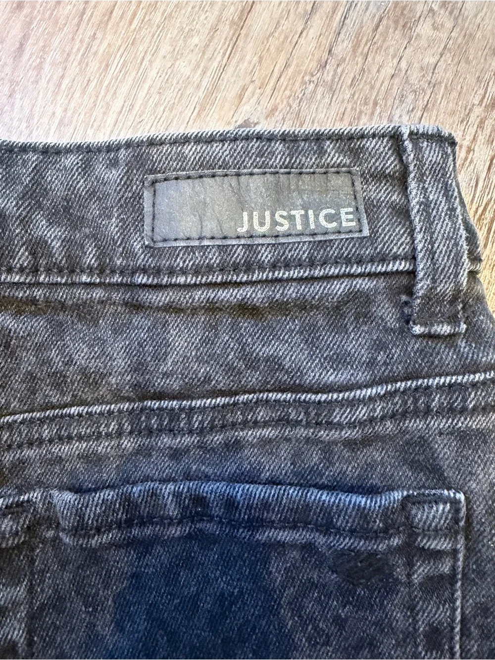 Justice Girls Denim Skirt Lot x 2 Size 8